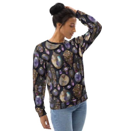 Amethyst Reliquary on a Sweatshirt