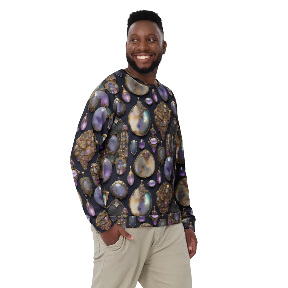 Amethyst Reliquary on Sweatshirt — Front