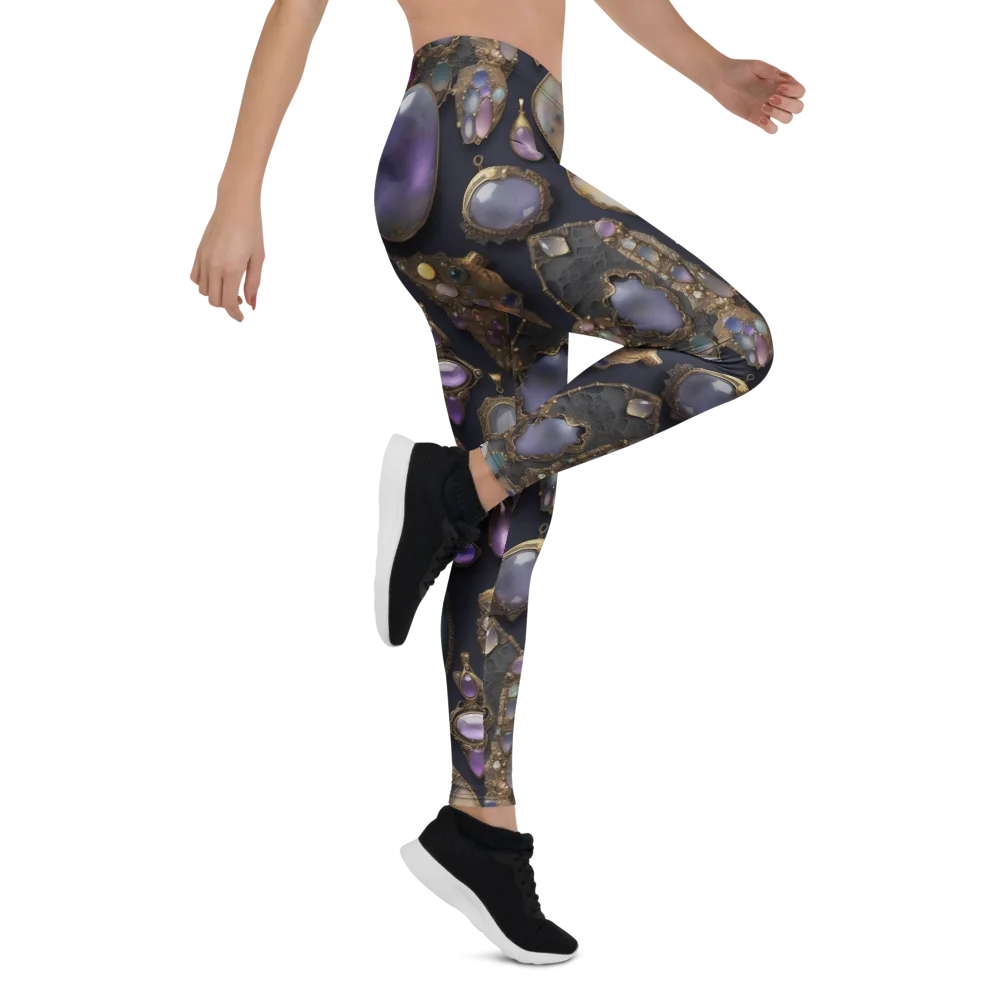 Amethyst Reliquary on Leggings — Right