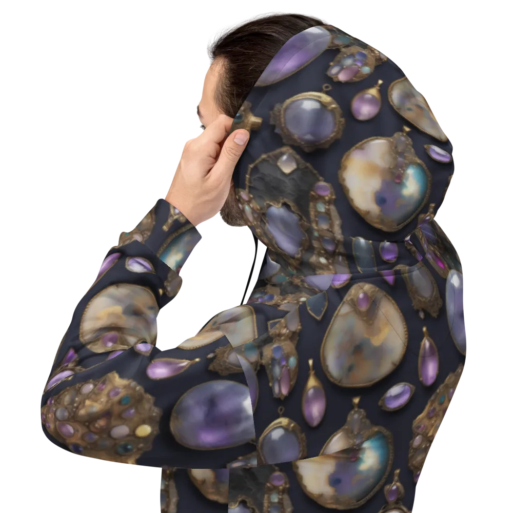 Amethyst Reliquary on Hoodie — Back