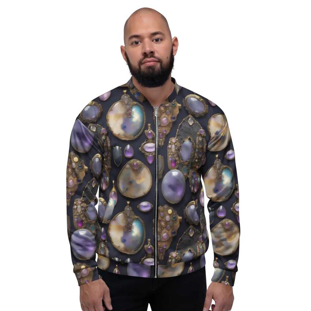 Amethyst Reliquary on Bomber Jacket — Front