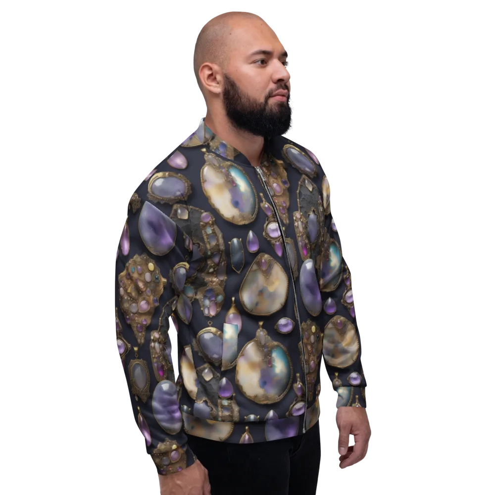 Amethyst Reliquary on Bomber Jacket — Right