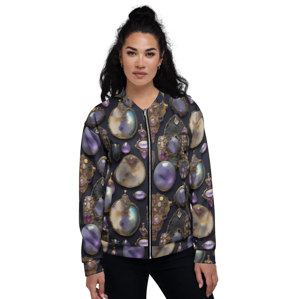 Amethyst Reliquary on Bomber Jacket — Front