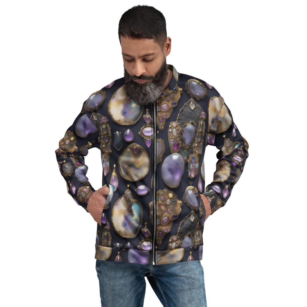 Amethyst Reliquary on Bomber Jacket — Front