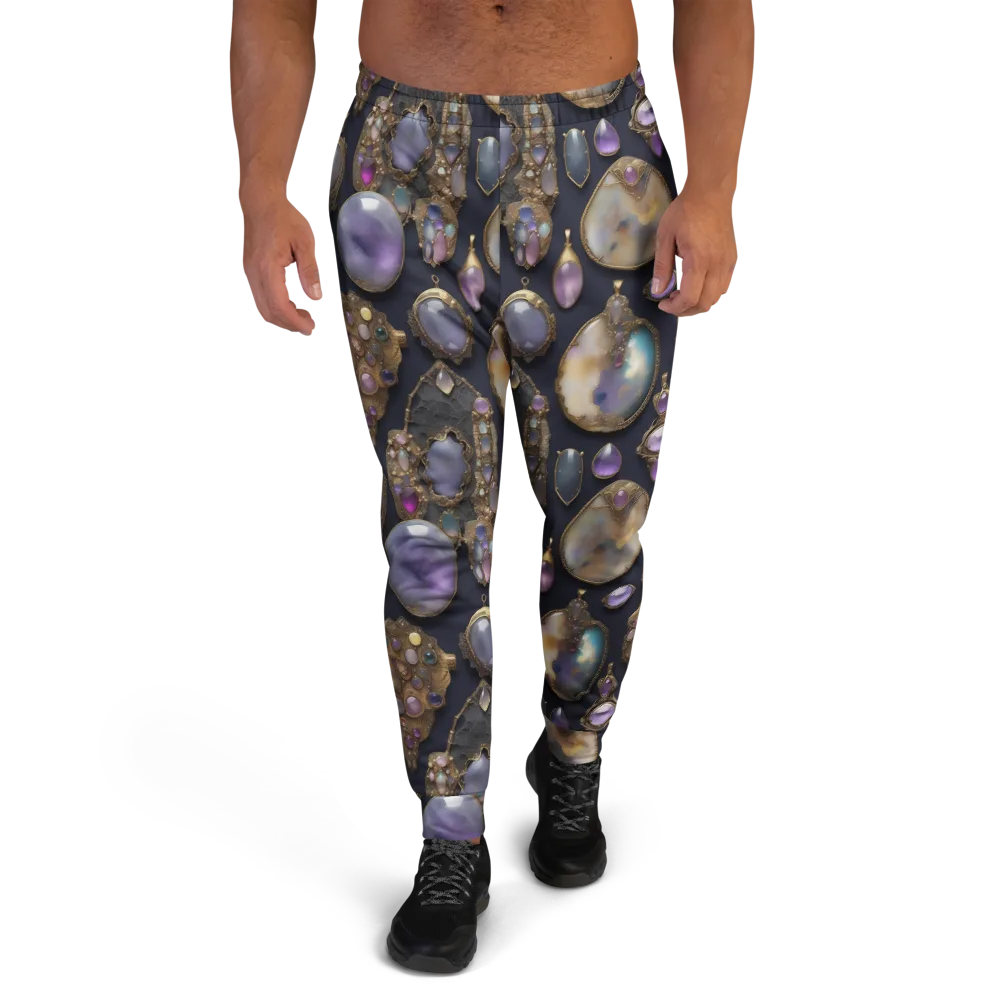 Amethyst Reliquary on Men's Joggers — Front