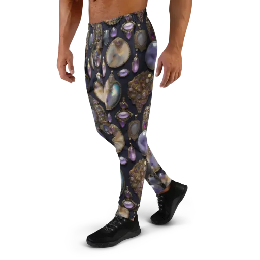 Amethyst Reliquary on a Men's Joggers
