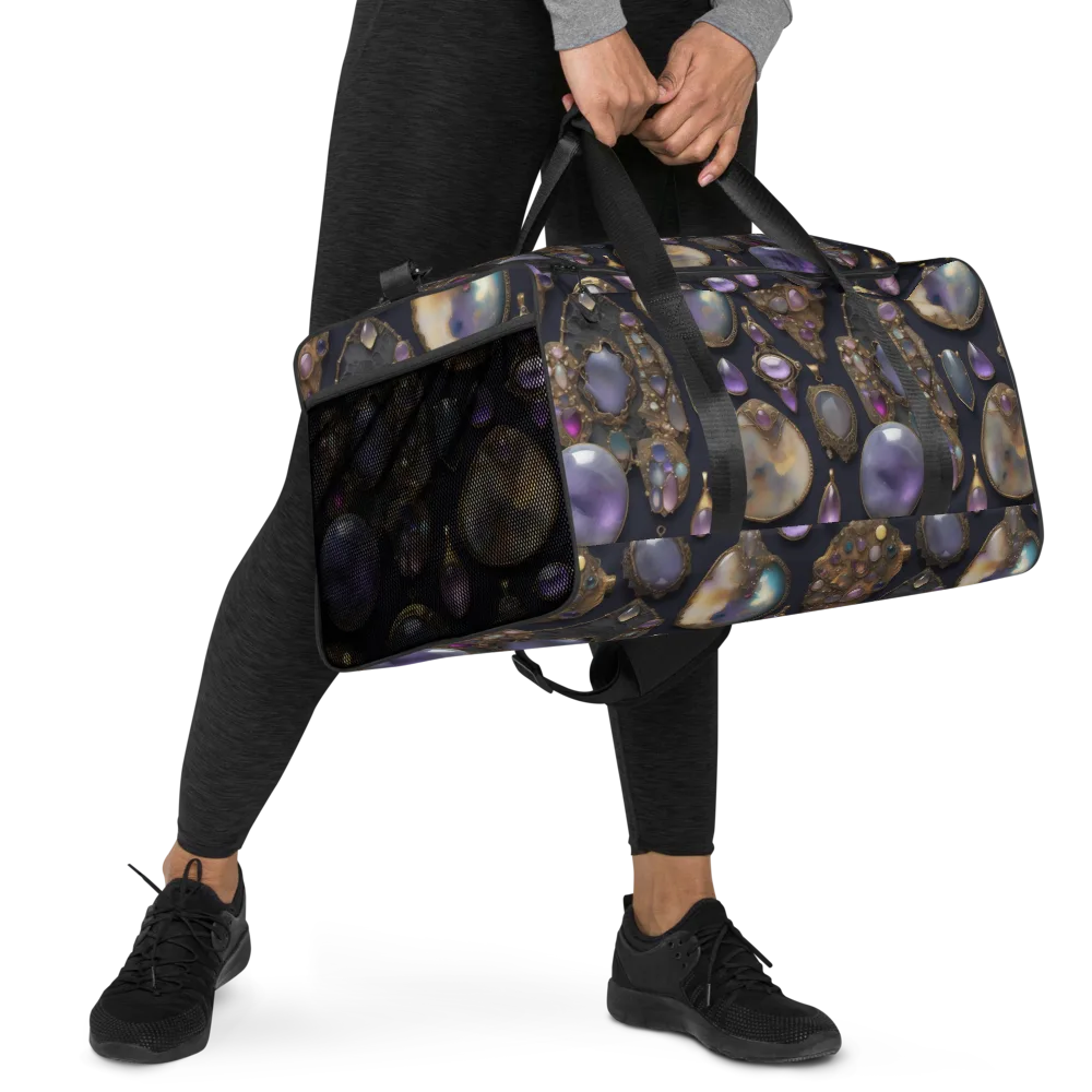 Amethyst Reliquary on Duffle Bag — Right Front