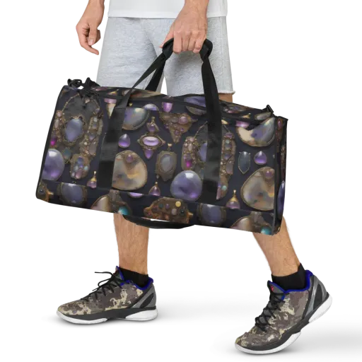 Amethyst Reliquary on a Duffle Bag