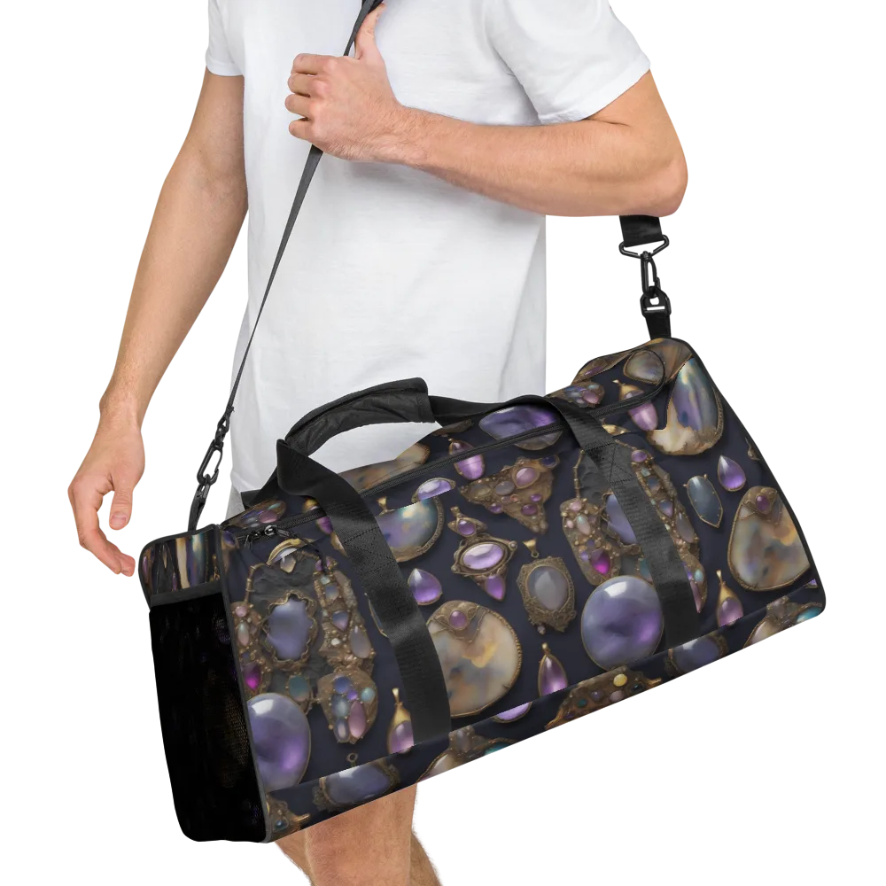 Amethyst Reliquary on Duffle Bag — Right Front