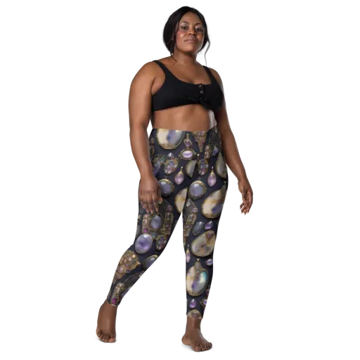 Amethyst Reliquary on a Leggings with Pockets
