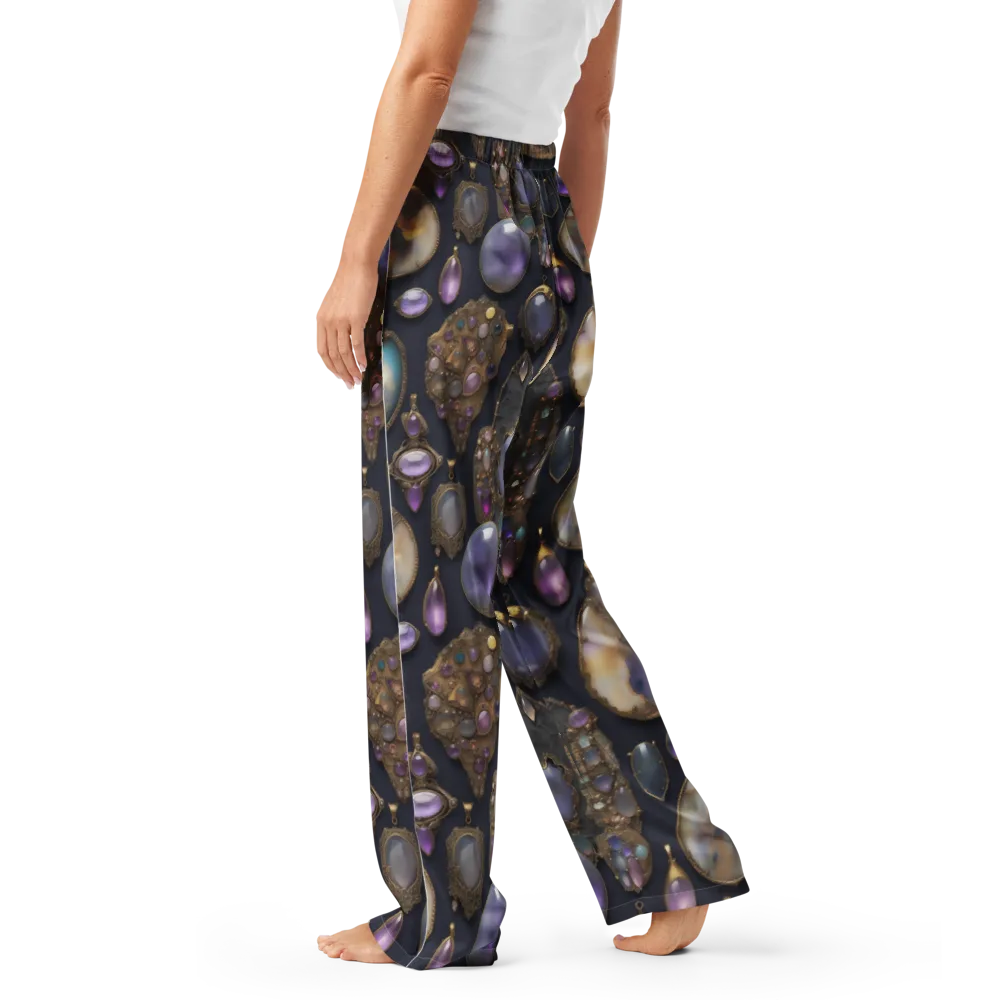 Amethyst Reliquary on Women's Pajama Pants — Left