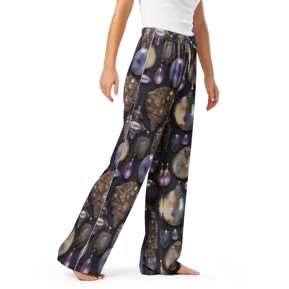 Amethyst Reliquary on Women's Pajama Pants — Right Front