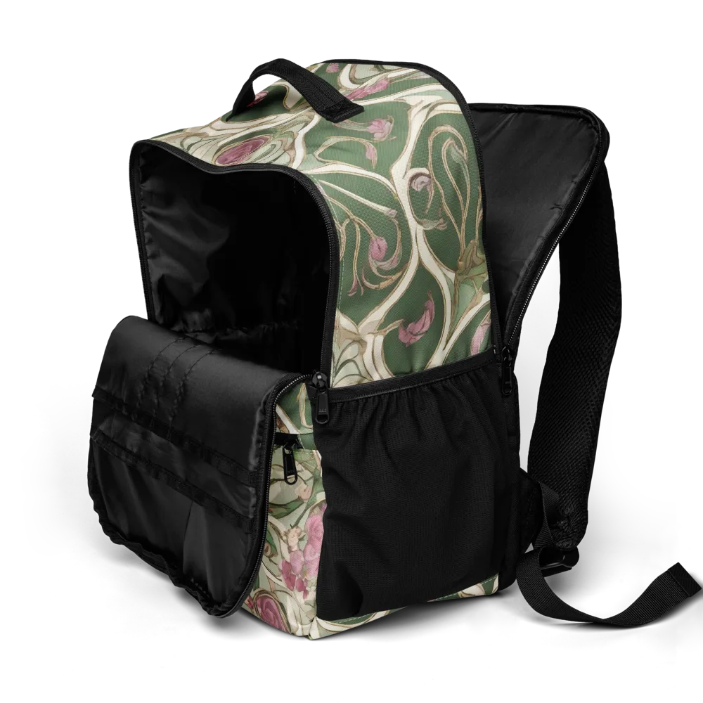 Verdant Arabesque on Utility Backpack — Product details 2