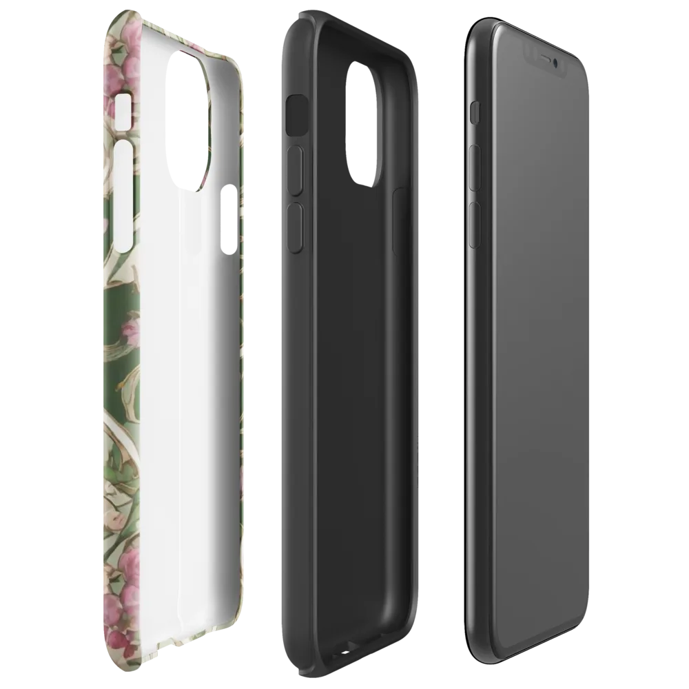Verdant Arabesque on Tough Case for iPhone® — Right