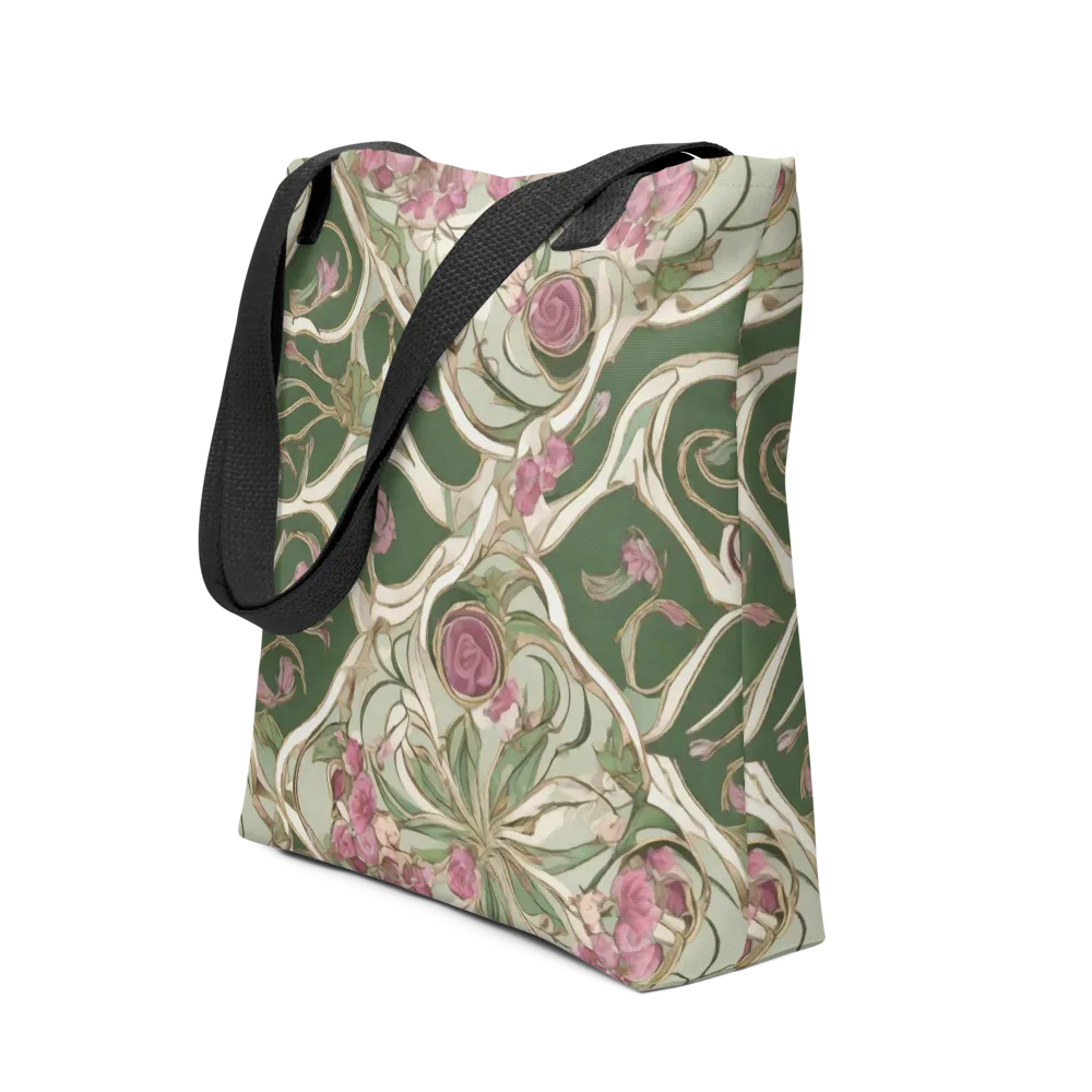 Verdant Arabesque on Tote Bag — Front