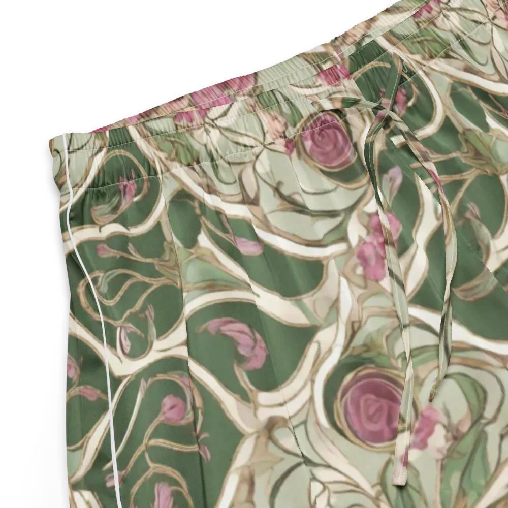 Verdant Arabesque on Women's Pajama Shorts — Product details