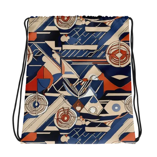 Nautical Circuit on a Drawstring Bag