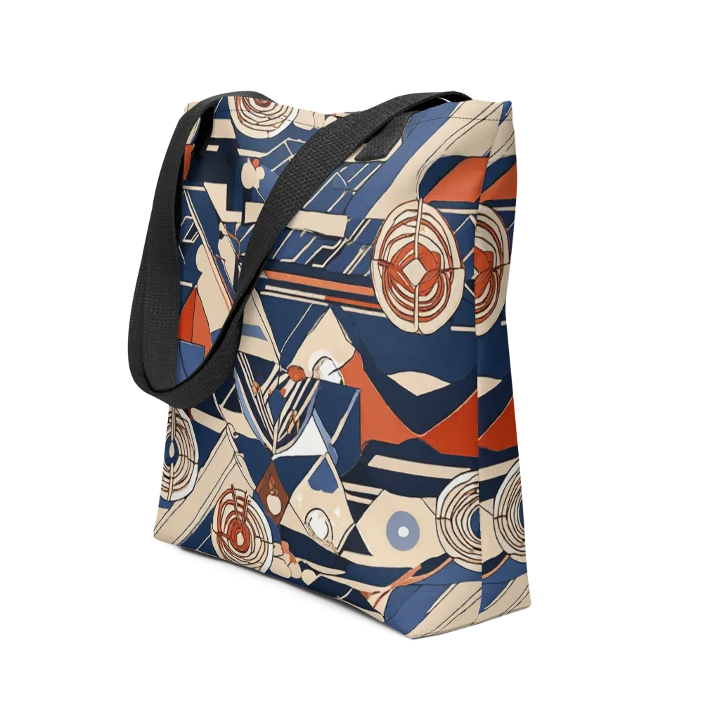 Nautical Circuit on Tote Bag — Front