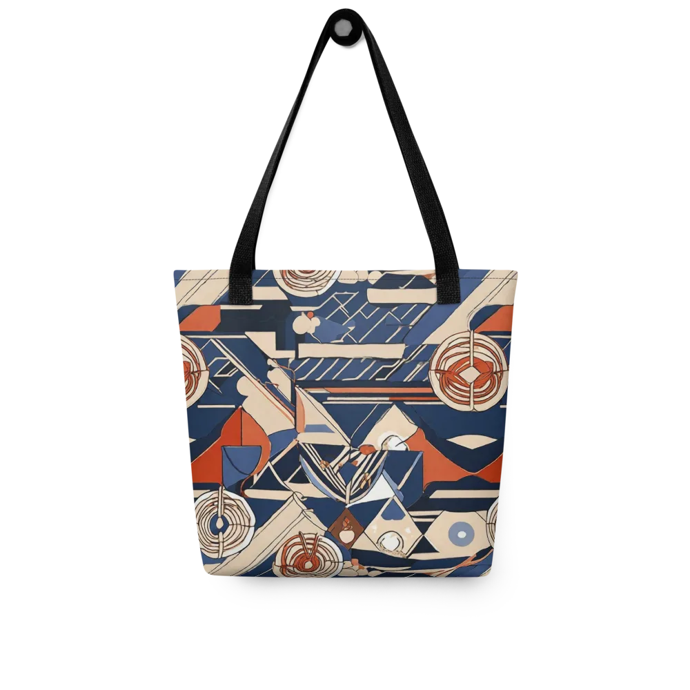 Nautical Circuit on Tote Bag — Front