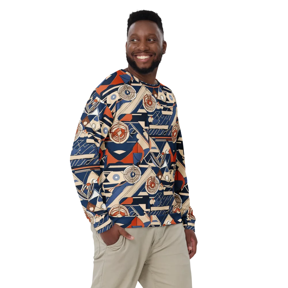 Nautical Circuit on Sweatshirt — Front