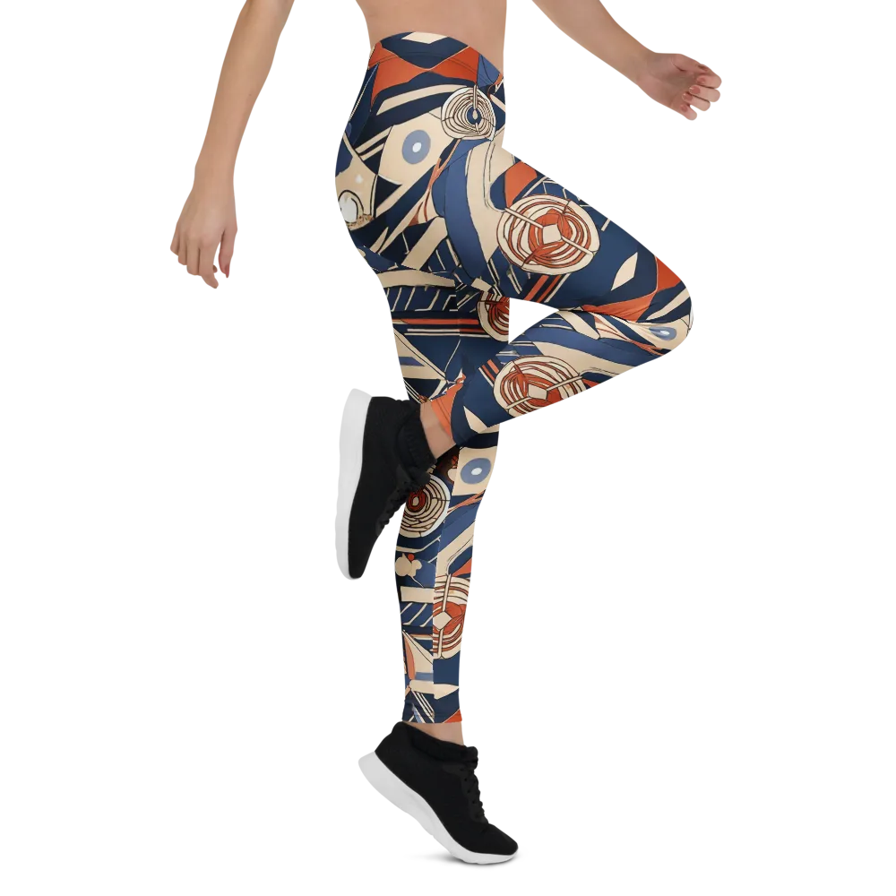 Nautical Circuit on Leggings — Right