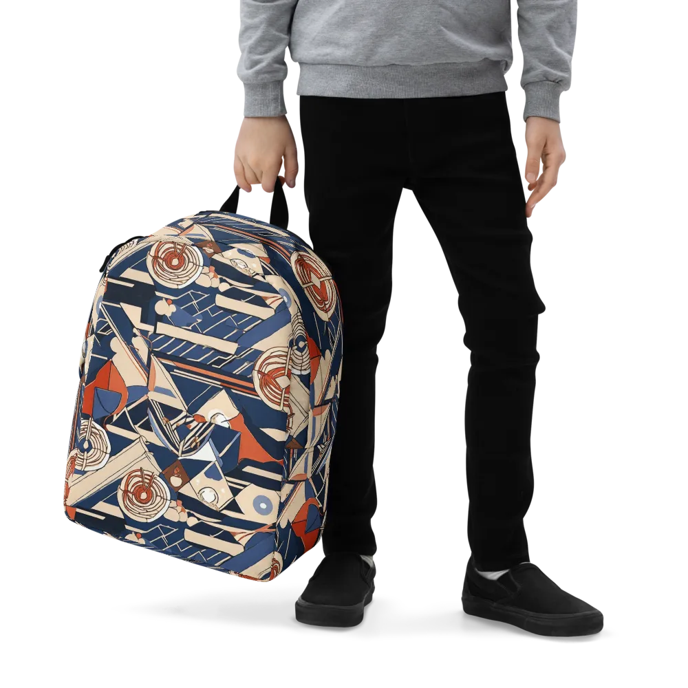 Nautical Circuit on Minimalist Backpack — Zoomed-in