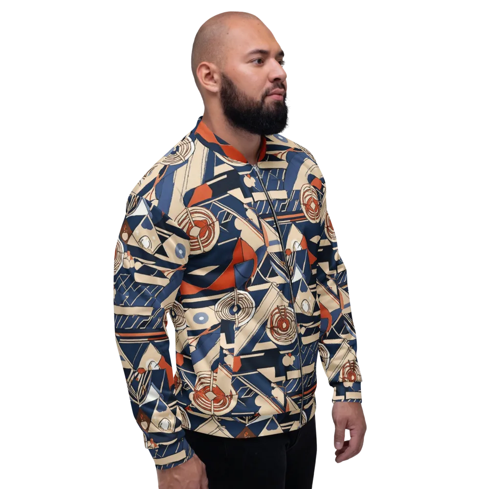 Nautical Circuit on Bomber Jacket — Right