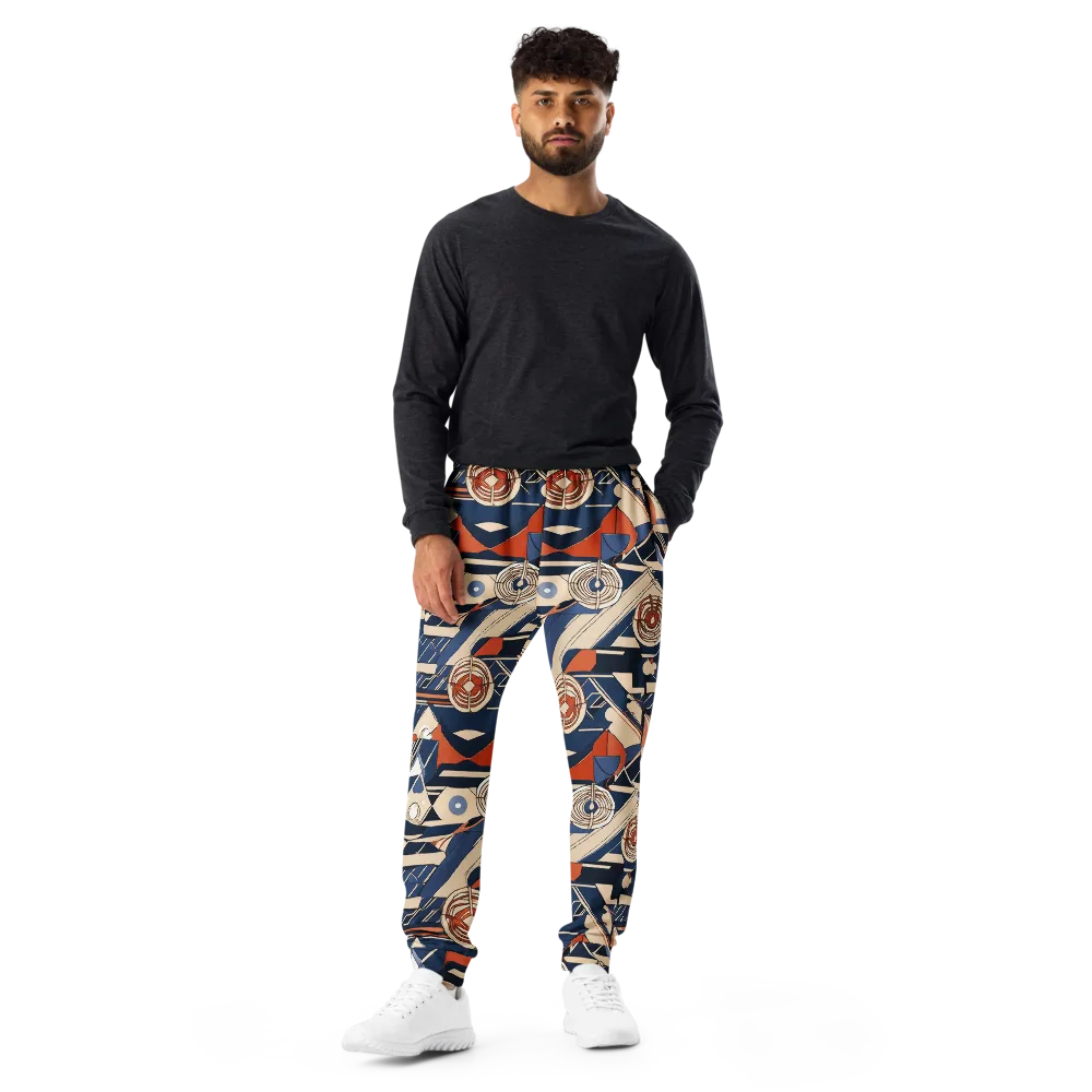 Nautical Circuit on Men's Joggers — Front