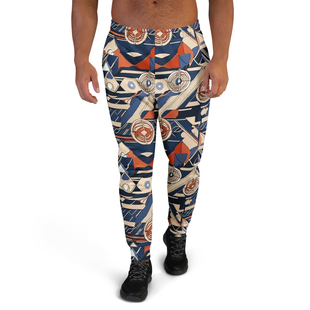 Nautical Circuit on Men's Joggers — Front