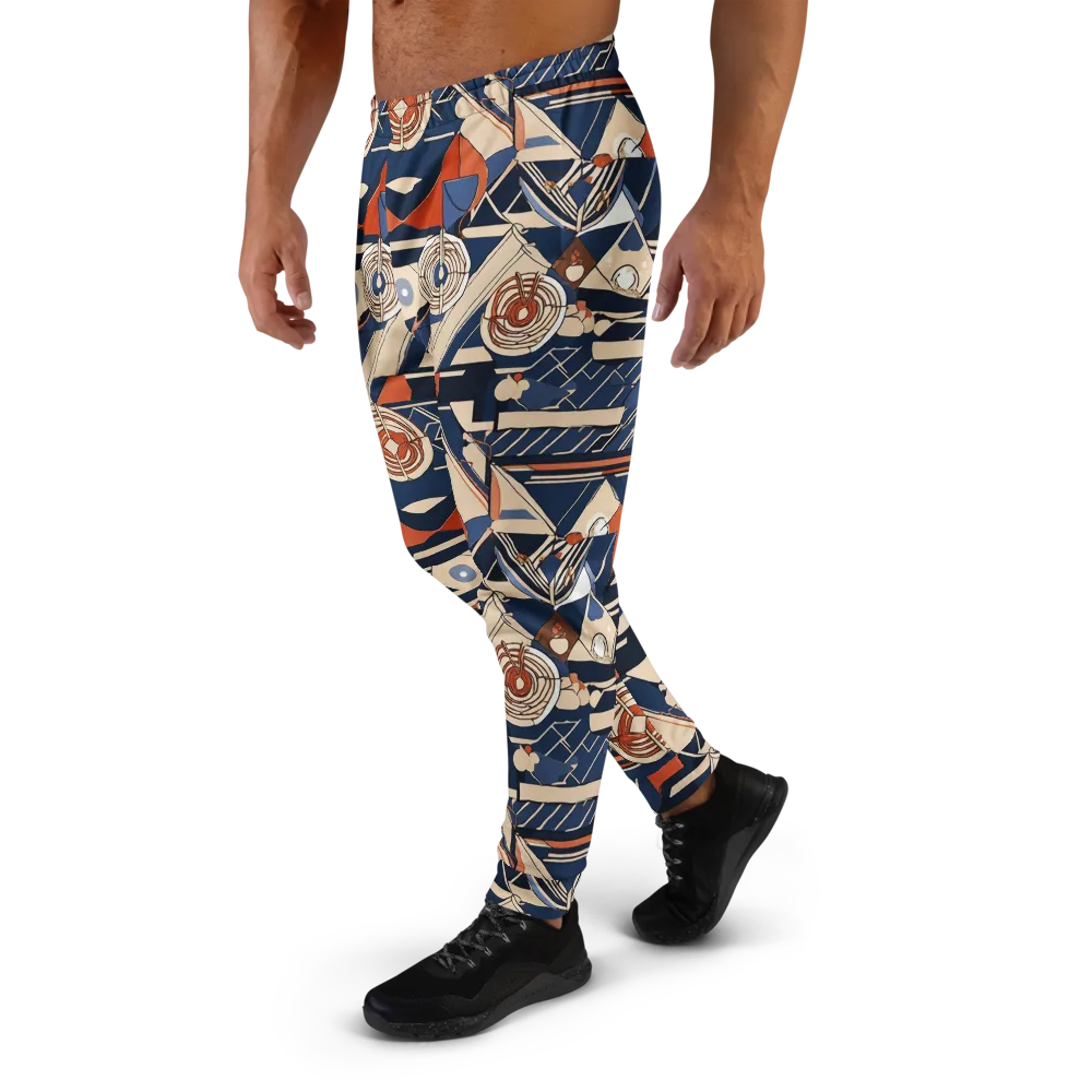 Nautical Circuit on Men's Joggers — Left