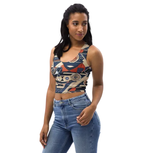 Nautical Circuit on a Crop Top