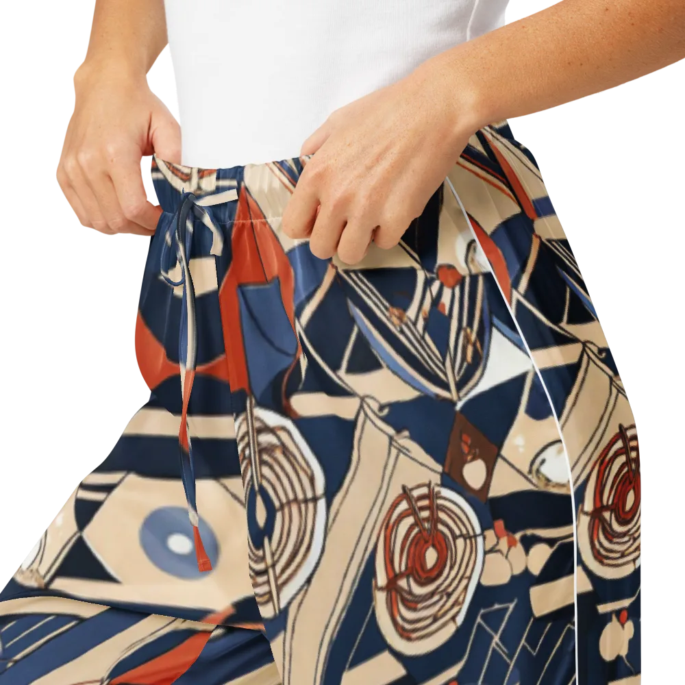 Nautical Circuit on Women's Pajama Pants — Product details