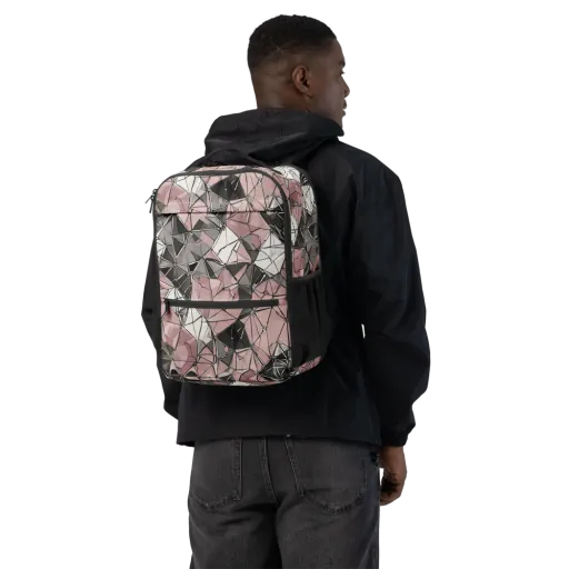 Rose Quartz Shatter on a Utility Backpack