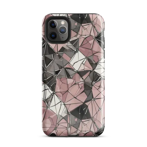 Rose Quartz Shatter on a Tough Case for iPhone®