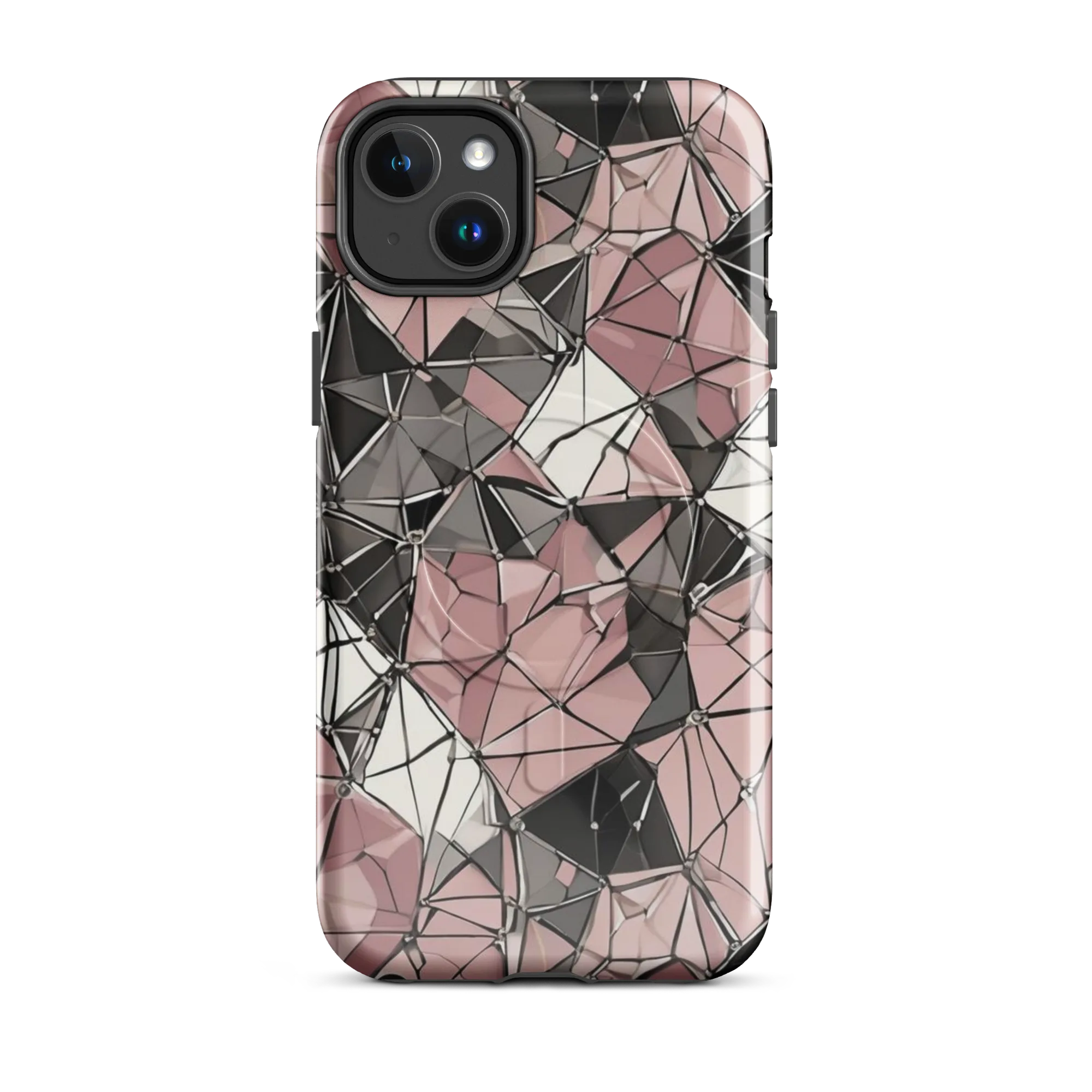 Rose Quartz Shatter on MagSafe Tough Case for iPhone® — Front