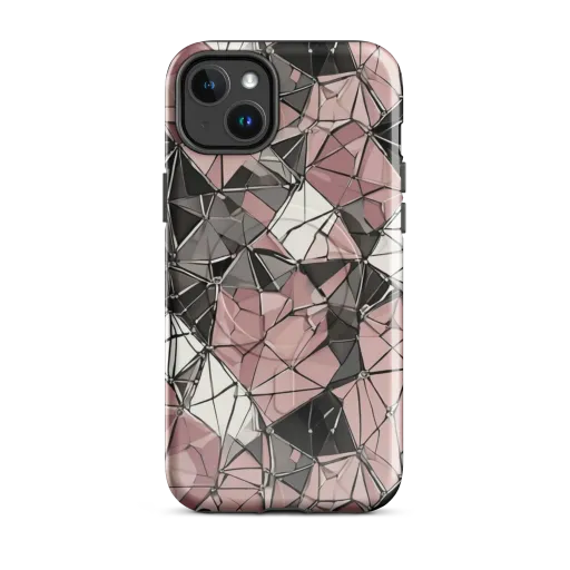Rose Quartz Shatter on a MagSafe Tough Case for iPhone®