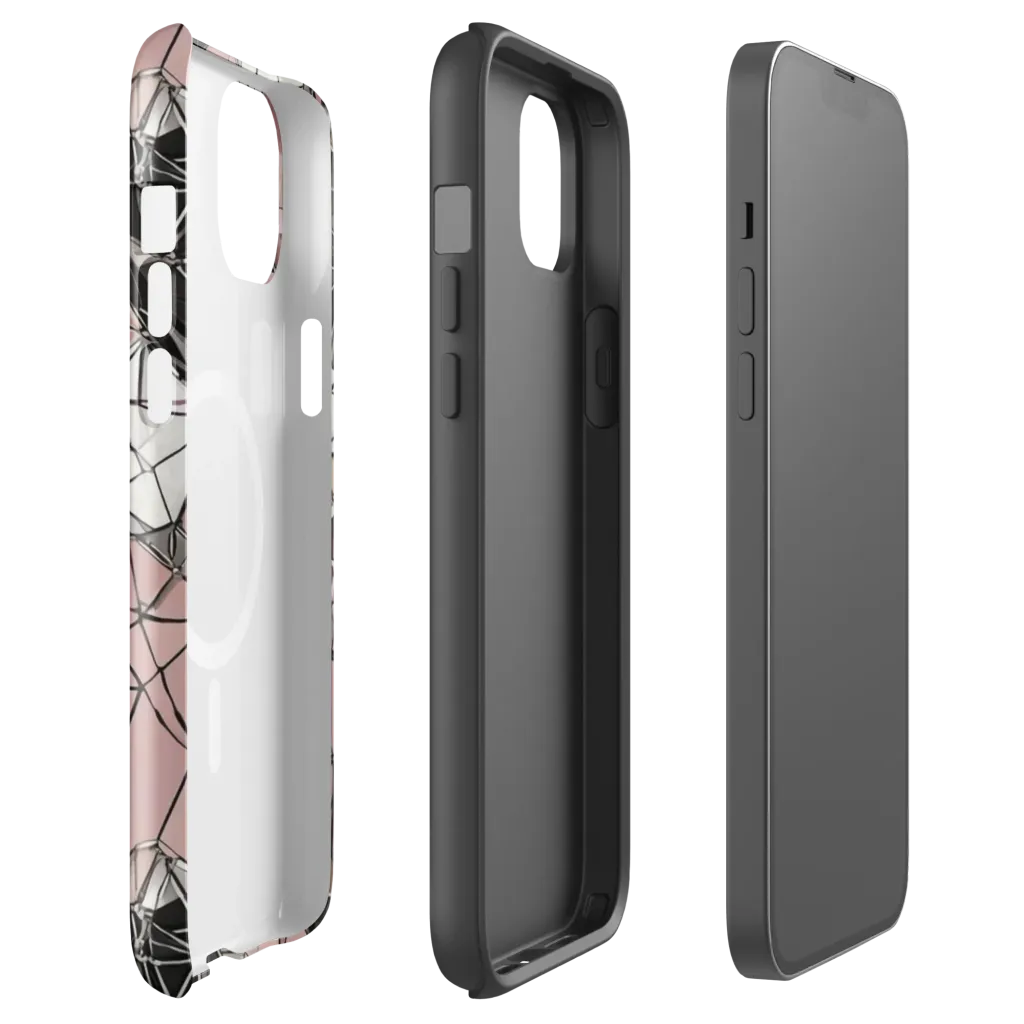 Rose Quartz Shatter on MagSafe Tough Case for iPhone® — Front