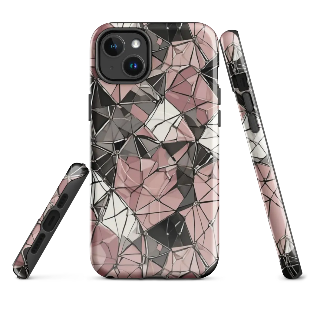 Rose Quartz Shatter on MagSafe Tough Case for iPhone® — Front