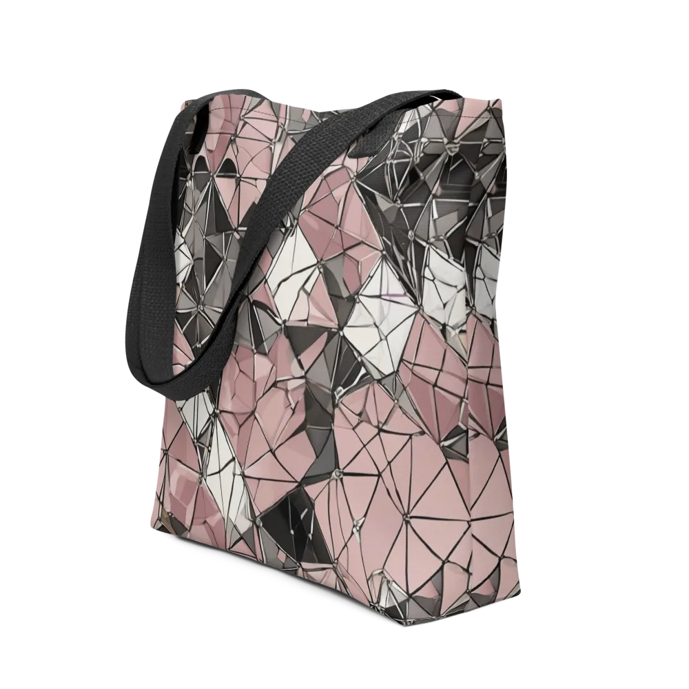 Rose Quartz Shatter on Tote Bag — Front