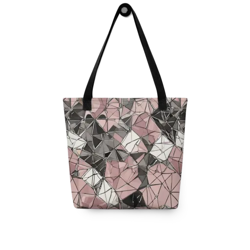 Rose Quartz Shatter on a Tote Bag