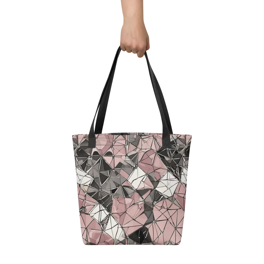 Rose Quartz Shatter on Tote Bag — Front
