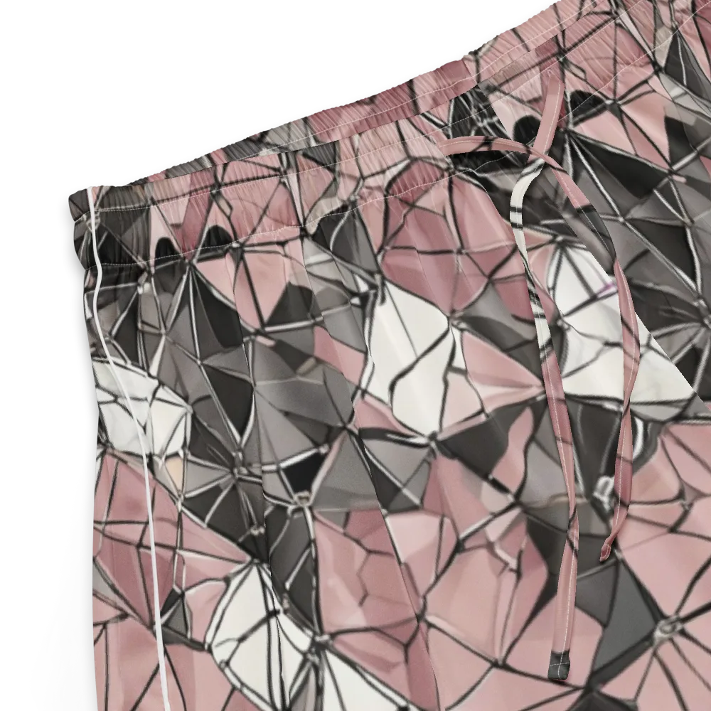 Rose Quartz Shatter on Women's Pajama Shorts — Product details