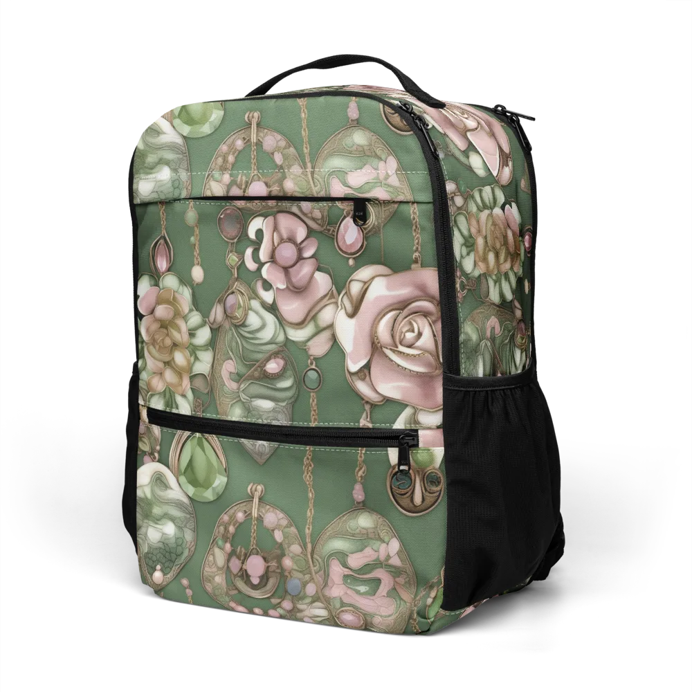 Mosslight Bijou on Utility Backpack — Left Front