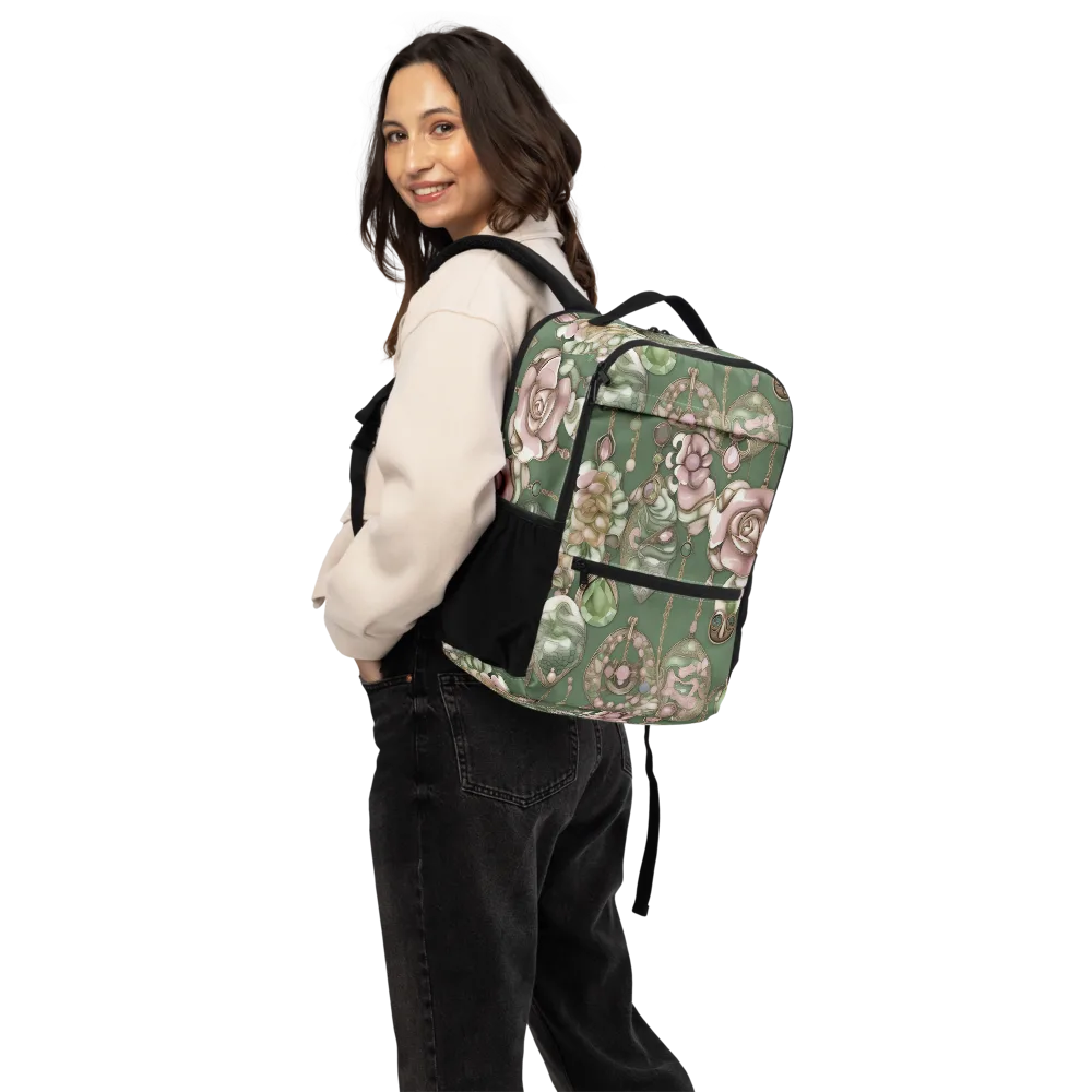 Mosslight Bijou on Utility Backpack — Back
