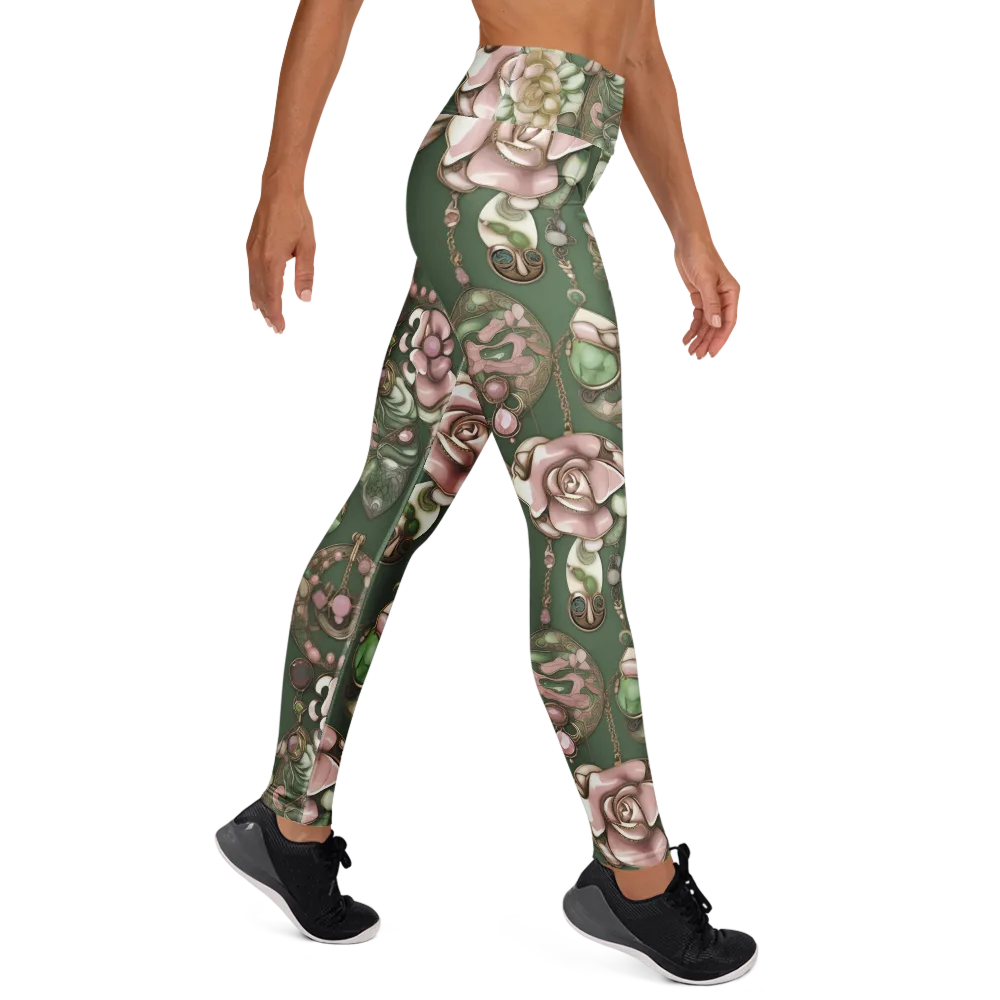 Mosslight Bijou on Yoga Leggings — Right