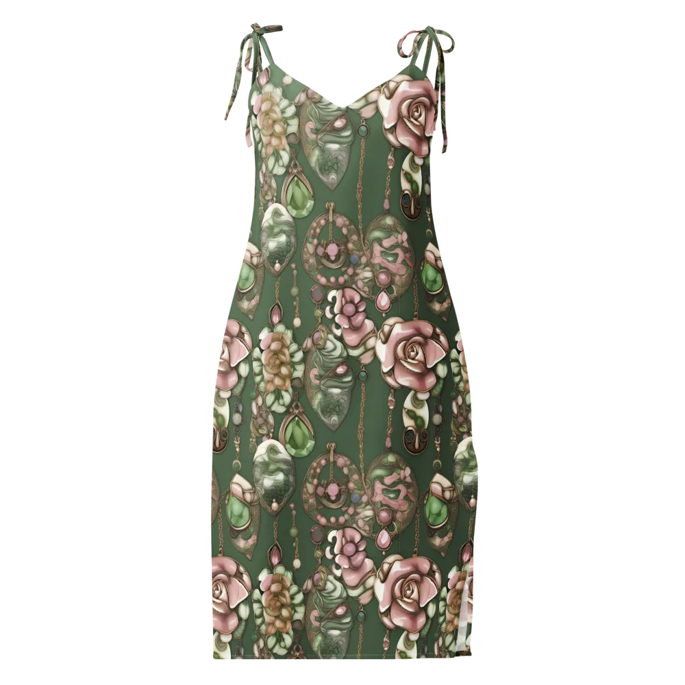 Mosslight Bijou on Slip Dress — Front