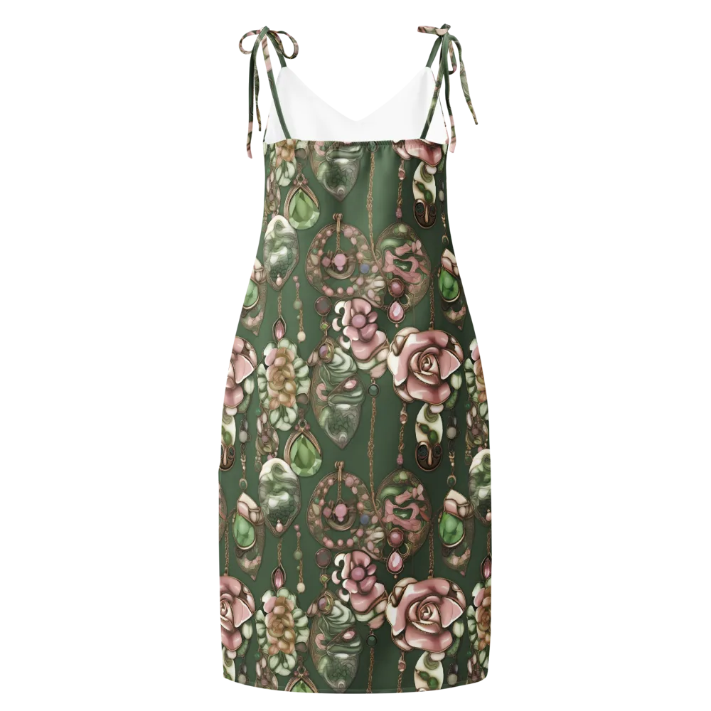 Mosslight Bijou on Slip Dress — Back
