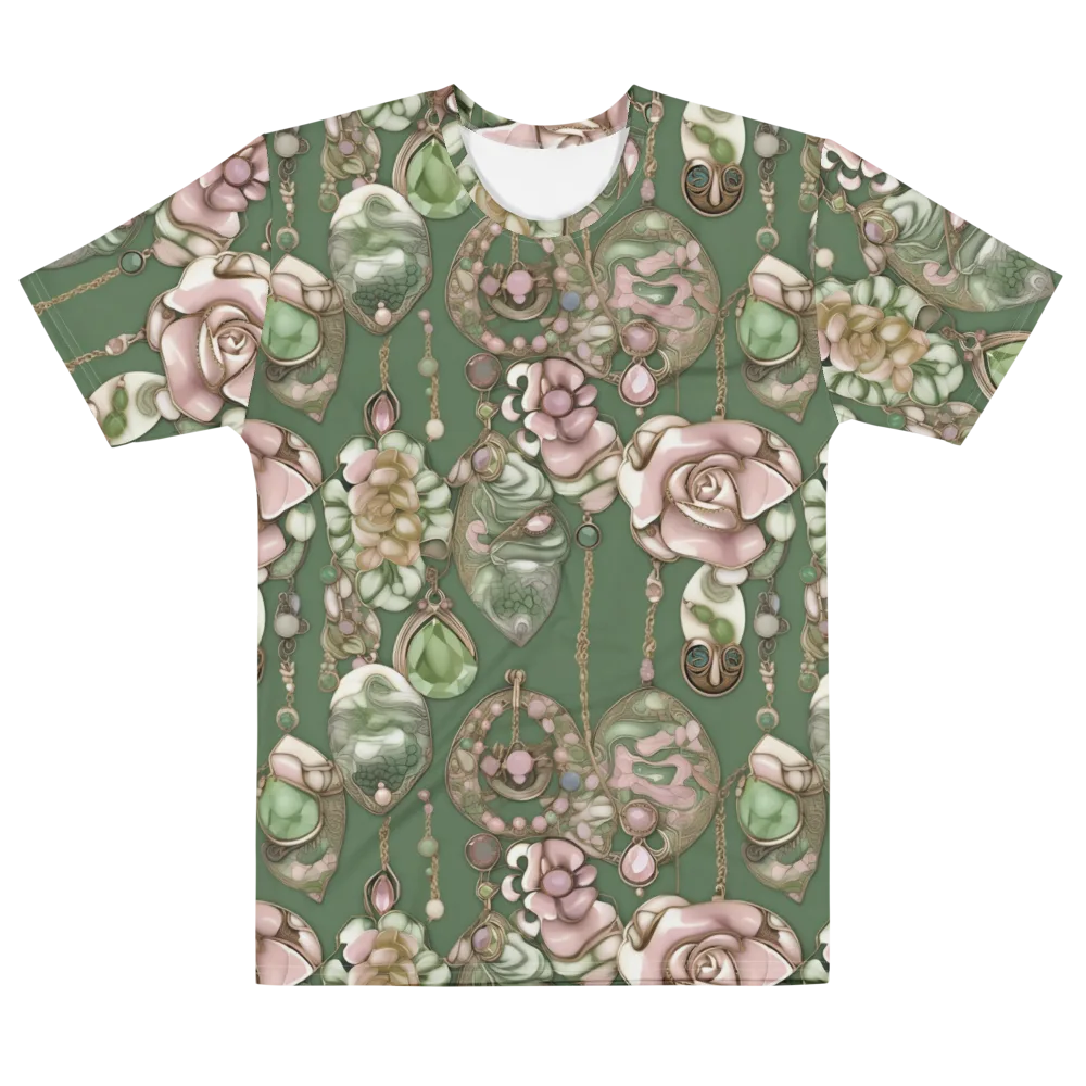Mosslight Bijou on Men's Cotton Crew Neck T-Shirt — Front