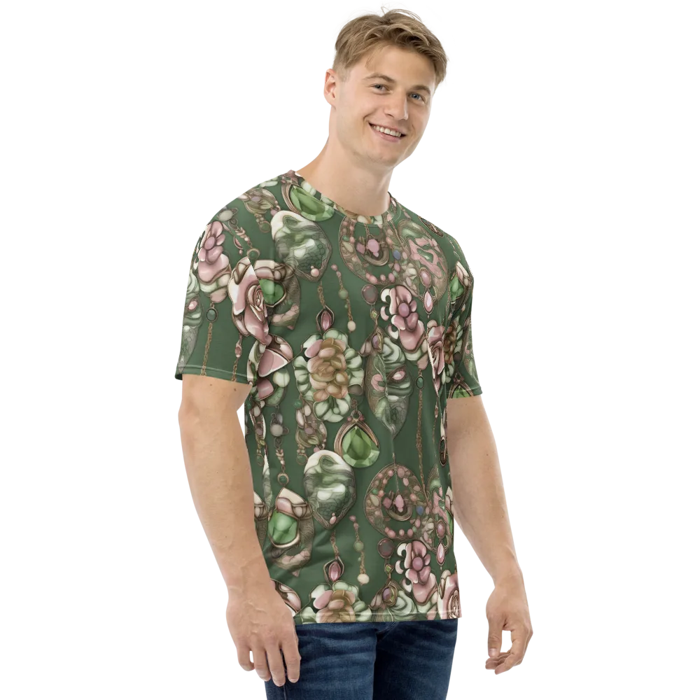 Mosslight Bijou on Men's Crew Neck T-Shirt — Right