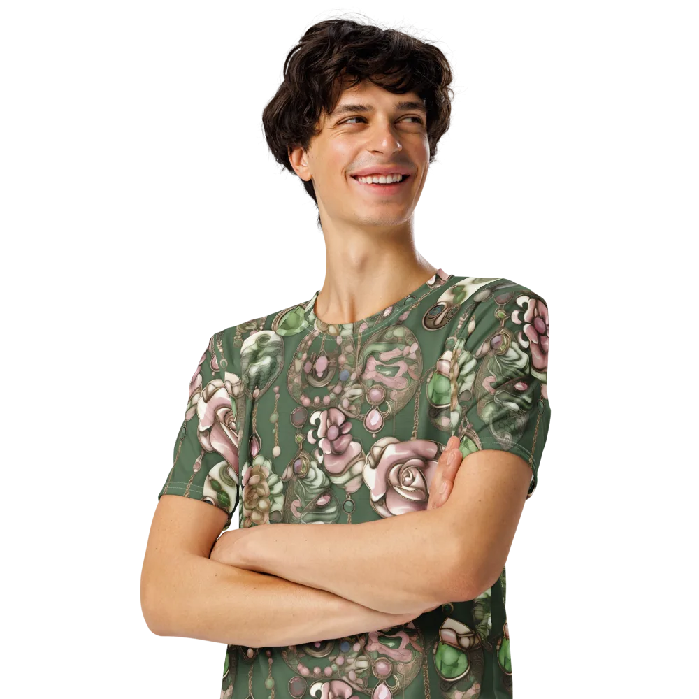 Mosslight Bijou on Men's Crew Neck T-Shirt — Left Front